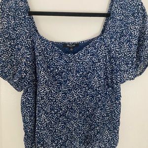 Madewell Cropped Blouse